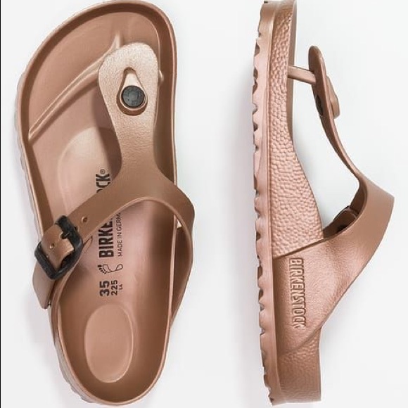 birkenstock gizeh eva metallic